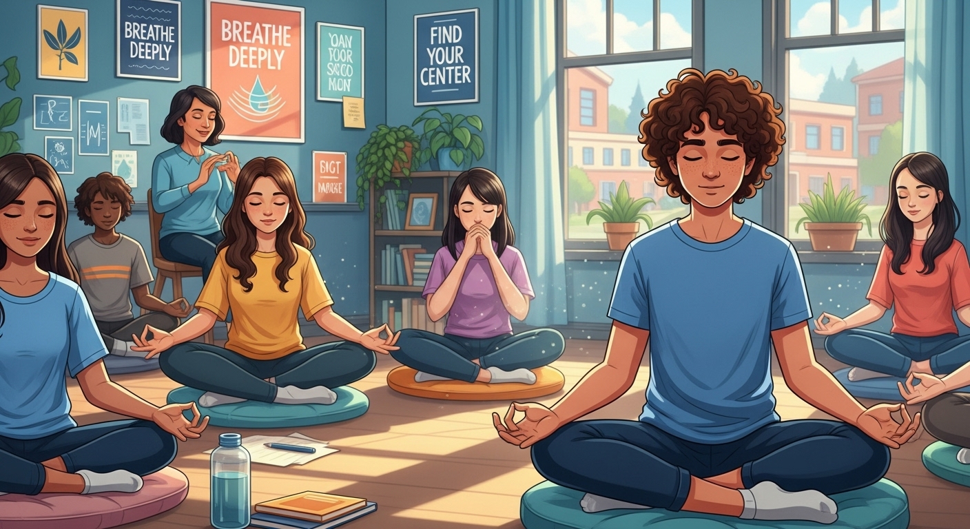 Teknik Mindfulness untuk Siswa: Menenangkan Pikiran di Tengah Kesibukan Akademik